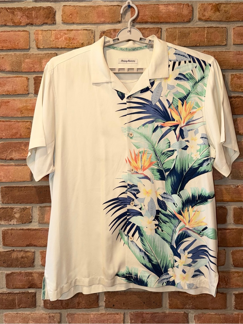 Tommy Bahama 100% Silk Tropical Camp Shirt Men’s XL